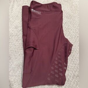 Esprit Women’s Burgundy Riding Breeches - Fullseat